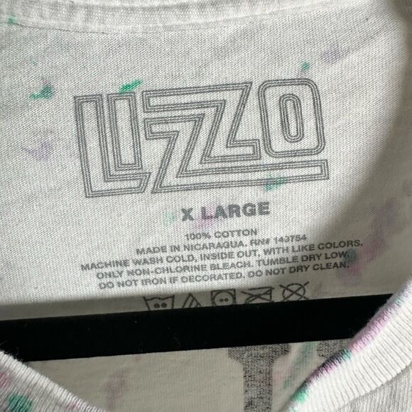 NWOT LIZZO Unisex White Tie Dye  U R Special Official Merch Tee Shirt - Size XL - Picture 4 of 5